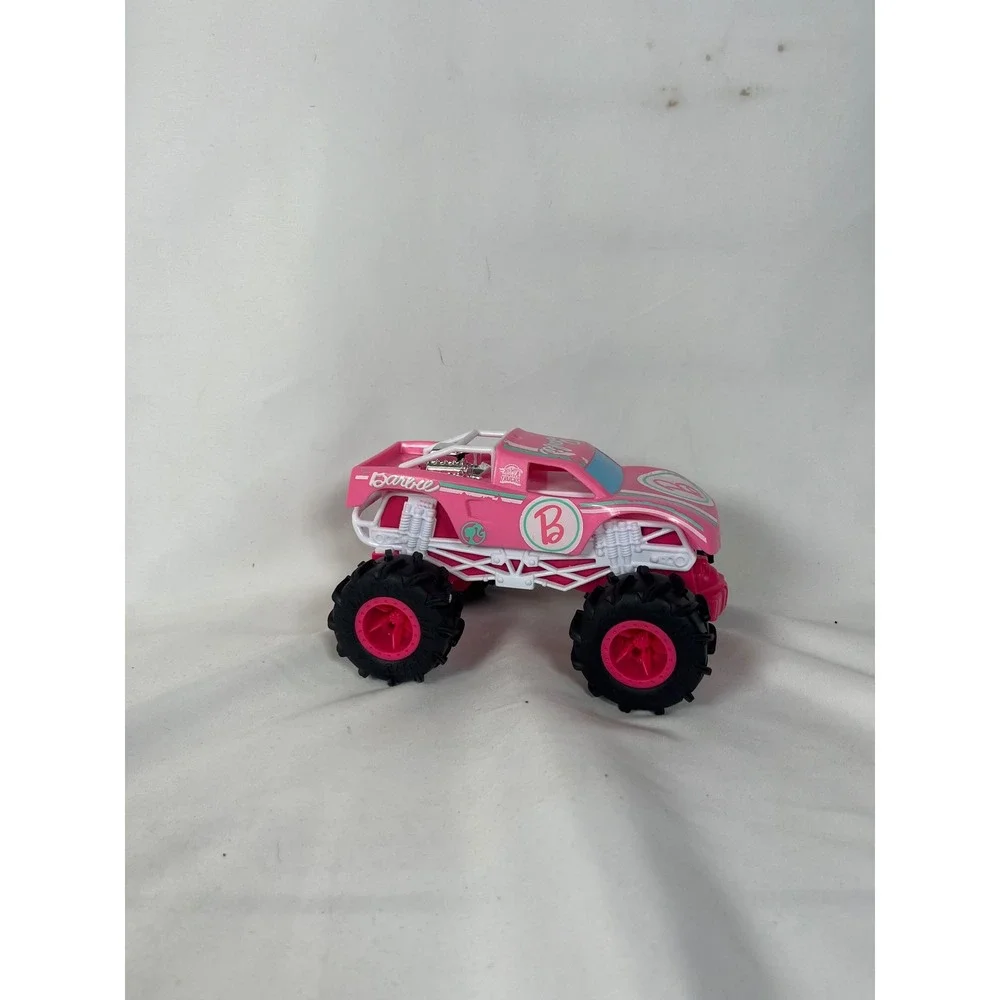 Hot Wheels Barbie Monster Truck RC Vehicle Pink White HNV02 HGV84R No‎ Remote